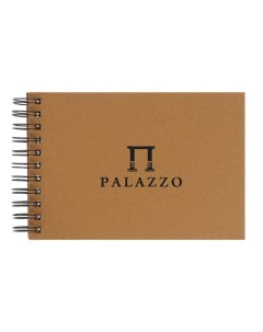 Блокнот-скетчбук А5, 35 листов на гребне Palazzo, блок крафт-бумага 200 г/м? Лилия холдинг