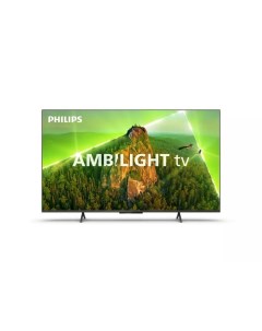 Телевизор 50PUS8108 60 50 3840x2160 DVB T2 C2 S2 HDMI 3 USB 2 чёрный Philips