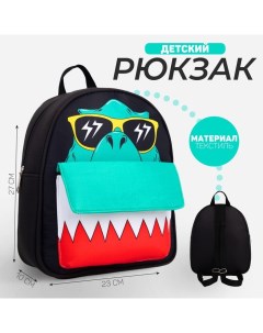 Рюкзак детский для мальчика Динозавр 27х23х10 см с карманом Nazamok kids