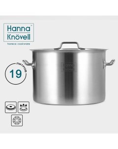 Кастрюля Hanna Knovell, 19 л, d=32 см, h=22 см, толщина стенки 0.8 мм, нержавеющая сталь Hanna knövell