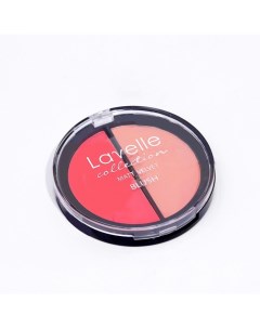 Двухцветные компактные румяна Мatt Velvet Blush, тон 01 Lavellecollection