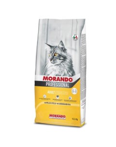 Сухой корм Professional Gatto для стерилизованных кошек, курица/телятина, 12,5 кг Morando