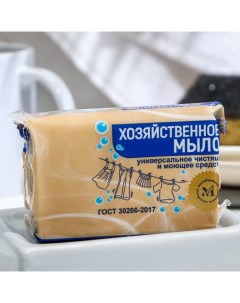 Мыло хозяйственное 72% в обертке флоупак 200 гр Ммк