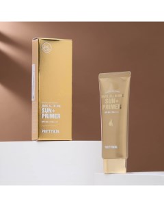 Солнцезащитный крем+праймер PrettySkin с муцином улитки SPF50, 70 г Pretty skin