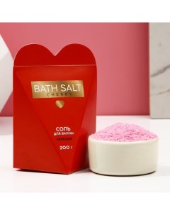 Cоль для ванны Bath Salt, 200 г, аромат черешни Чистое счастье