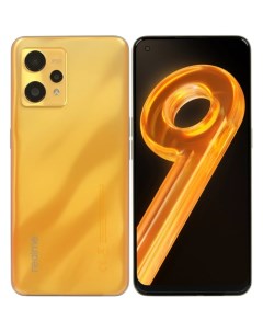 Смартфон Realme 9, 6.4", SAmoled, 2 sim, 6 Гб, 128 Гб, 108 Мп, 16 Мп, 5000 мАч, NFC, золотой