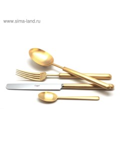 Набор столовых приборов Bali Gold, золотистый, матовая полировка, 72 предмета Cutipol