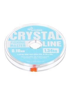 Леска монофильная Fishing Master CRYSTAL диаметр 0 10 мм тест 1 34 кг 30 м Allvega