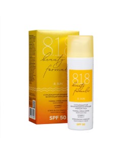 Солнцезащитный увлажняющий матирующий крем для лица 818 beauty formula estiqe SPF 50, 50 мл 8.1.8 beauty formula