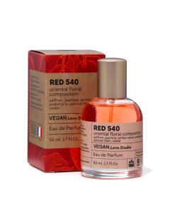 Парфюмерная вода женская Vegan Love Studio Red 540, 50 мл (по мотивам Baccarat Rouge 540 (Maison Francis Kurkdjian) Delta parfum