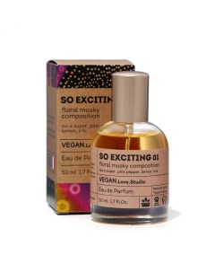 Парфюмерная вода женская Vegan Love Studio So Exciting 01, 50 мл (по мотивам Molecules Escentric 01  Delta parfum