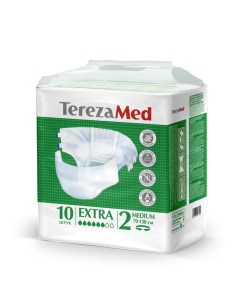 Подгузники для взрослых Extra Medium №2, M, 10 шт. Terezamed