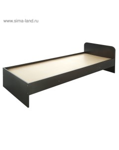 Кровать 800 2030х840х710 Венге темный Клик мебель