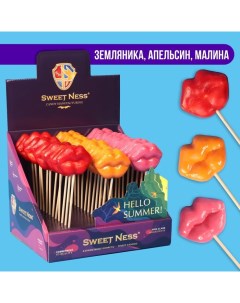 Карамель леденцовая "Губы" на палочке, 30 г Sweet ness