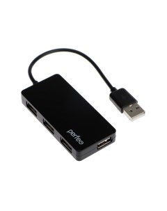 Разветвитель USB Hub PF VI H023 Black 4 порта USB 2 0 черный Perfeo