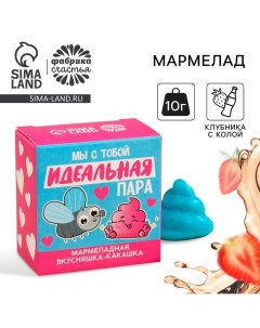 Мармелад какашка «Идеальная пара», 1 шт. х 10 г. Фабрика счастья