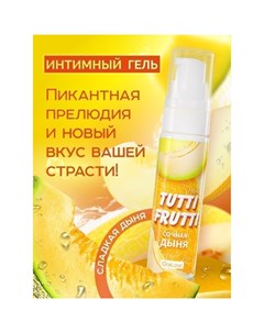 Гель-смазка TUTTI-FRUTTI OraLove Сочная Дыня, на водной основе, съедобная, 30 мл Лаборатория ''биоритм''