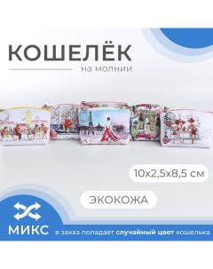 Кошелёк на молнии цвет МИКС Выбражулька