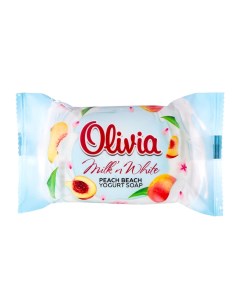 Мыло туалетное персиковое, 140 г Olivia