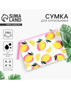 Косметичка для купальника Лимоны 24 х 17 см Nazamok