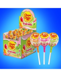 Карамель Chupa-Chups, со вкусом Fruittella, ассорти, 17 г Chupa chups