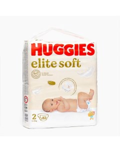 Подгузники "" Elite Soft 2, 4-6кг, 82 шт Huggies