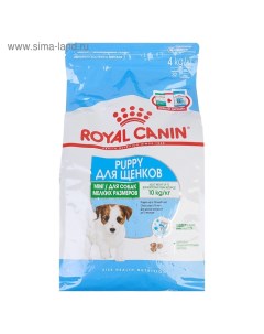 Сухой корм RC Mini Junior для щенков 4 кг Royal canin