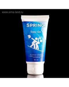 Гель-лубрикант Easy Go, интимный, длительное скольжение, 50 мл Spring