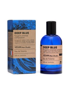 Туалетная вода мужская Vegan Man Studio Deep Blue 100 мл по мотивам Blue Seduction A Banderas Delta parfum