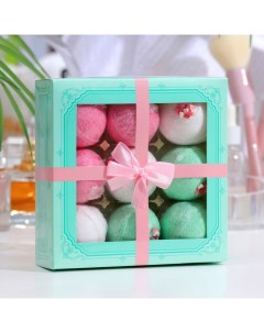 Набор бомбочек для ванн Merci beaucoup, 9 шт, 360 г Candy bath bar