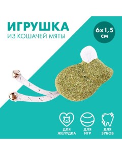 Игрушка для кошек «Мышка» из кошачьей мяты, 6 х 1,5 см Пушистое счастье