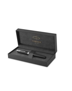 Ручка-роллер Sonnet Core Matte Black CT, черная, подар/уп 1931523 Parker