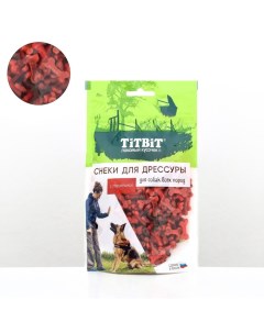 Лакомство  со вкусом телятины для дрессуры собак всех пород, 100 г Titbit