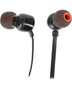 Наушники T110, вакуумные, микрофон, 100дБ, 16 Ом, 3.5 мм, 1.2 м, черные Jbl