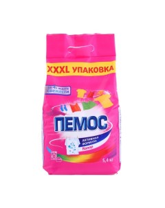 Стиральный порошок Color для цветного белья, 5,4 кг Пемос