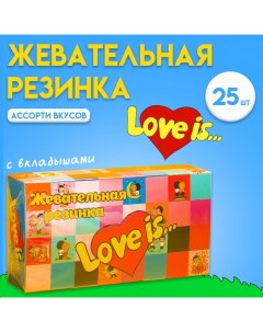 Жевательная резинка МОЗАИКА, ассорти вкусов, 4,2 г Love is