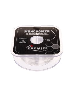 Леска Preмier Fishing MONOPOWER Universal диаметр 0 12 мм тест 1 7 кг 100 м прозрачная Premier fishing