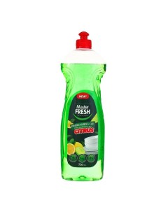 Гель-бальзам Mater FRESH для мытья посуды, формула GOLD, цитрус, 750 мл Master fresh