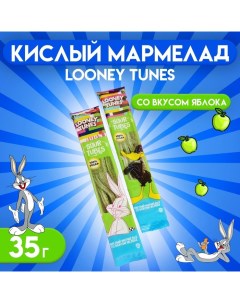 Кислый мармелад "Яблоко", 35 г Looney tunes