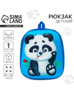 Рюкзак детский для мальчика «Пандочка», 31×26 см Milo toys