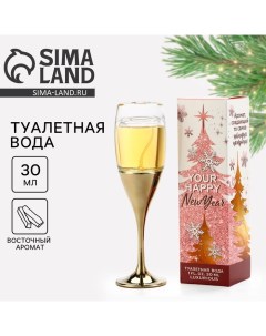 Туалетная вода женская новогодняя «Новый год: Happy New year», 30 мл Сима-ленд