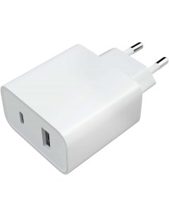 Сетевое зарядное устройство Mi 33W Wall Charger (BHR4996GL), 1xUSB, 1xUSB-C, белое Xiaomi