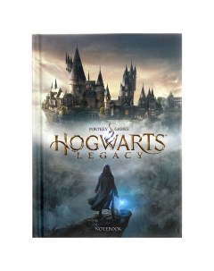 Записная книжка А6 48 листов в клетку Hogwarts Legacy глянцевая ламинация блок офсет 60г м2 Гарри поттер