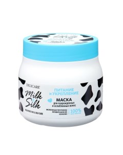 Маска для волос Milk&Silk питание и укрепление, 500 мл Delicare