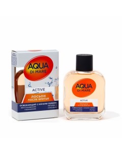 Лосьон освежающий после бритья Aqua Di Mare Active с ионами серебра, 100 мл Art parfum