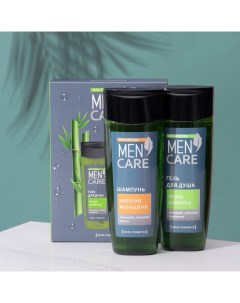 Подарочный набор косметики для мужчин Men Care: гель для душа, 250 мл + шампунь, 250 мл Delta cosmetics