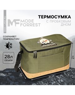 Термосумка с пробковым дном Приключения 28 литров Mode forrest