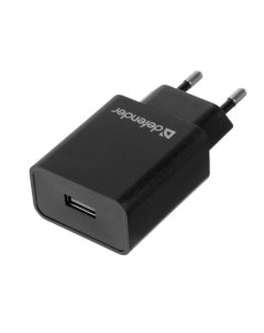 Сетевое зарядное устройство EPA 10 1 USB 2 1 А чёрное Defender