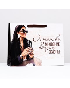 Пакет ламинированный "Останови мгновение", 31 х 40 х 11,5 см Upak land