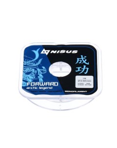 Леска FORWARD ARCTIC LEGEND, диаметр 0.165 мм, тест 2.45 кг, 50 м, Nylon Transparent Nisus